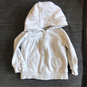 Toddler girls zip up hoodie
